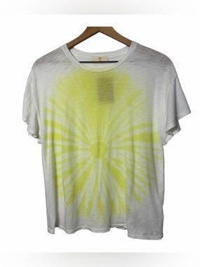 Anthropologie T.la Canary Short Sleeve Shirt Small NWT Yellow Casual Tee